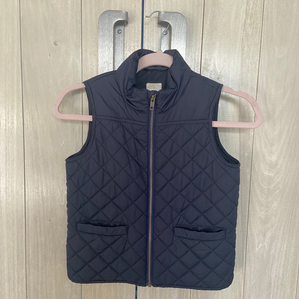 Girls Crewcuts Navy Vest